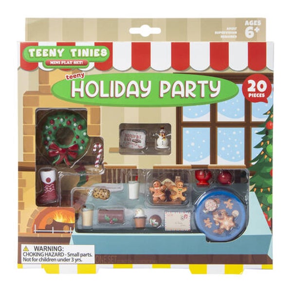Teeny Tinies - Holiday Party Play Set V1 (for Barbie sized dolls)
