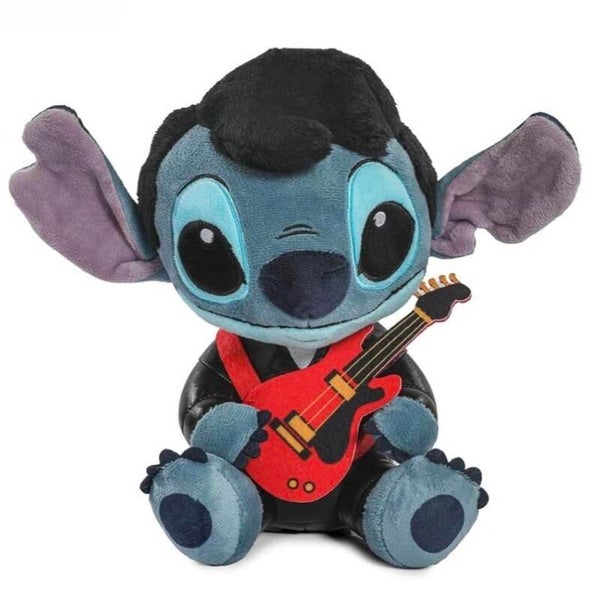 Disney Stitch plush toy - Elvis in black jumpsuit