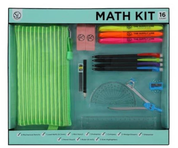 Math Success Supply Kit - 16 pieces