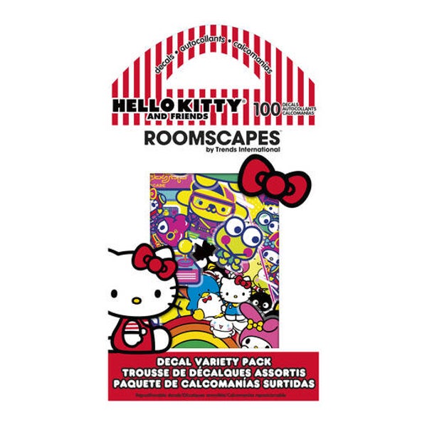 Hello Kitty And Friends® Decal Variety Pack With 100 Repositionable Stickers