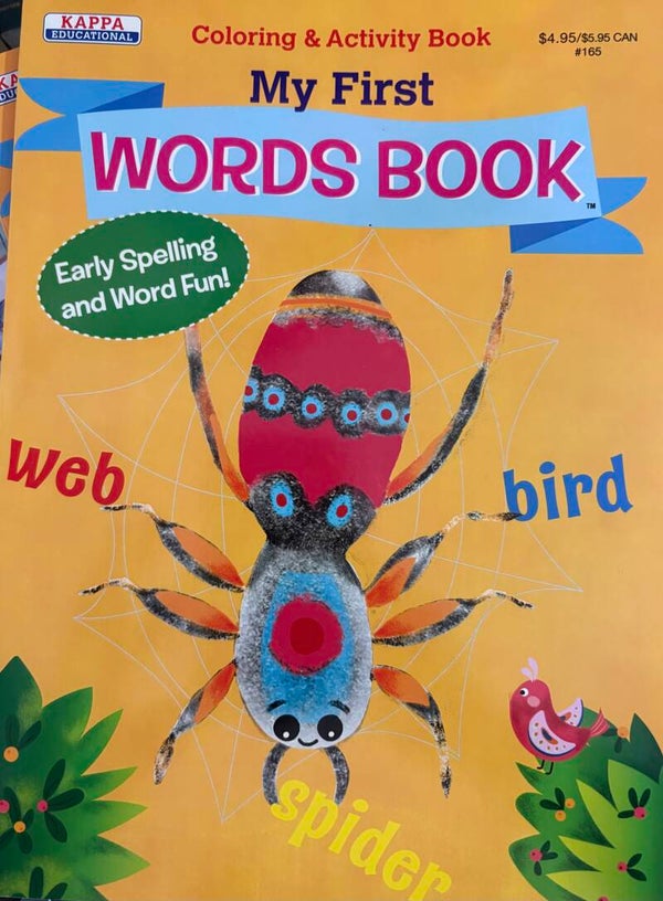 My First Words Book Coloring & Activity Book (Kappa)
