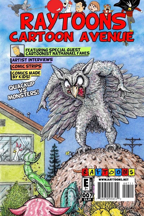 Raytoons Cartoon Avenue #15 Comic Book with Flipcover Side By Kids