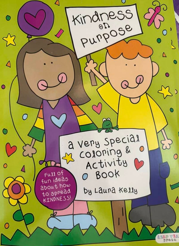 Laura Kelly Kindness on Purpose - A Very Special Coloring & Activity Book (green)