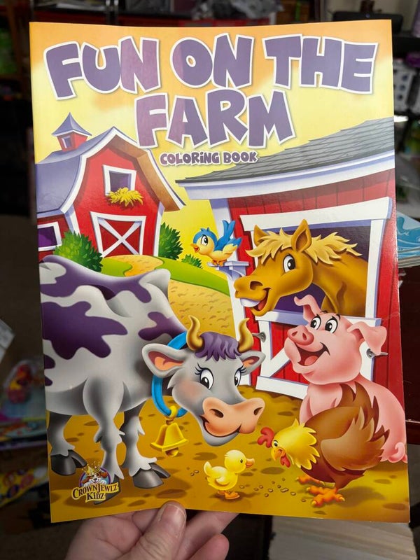 Fun on the Farm Coloring Book