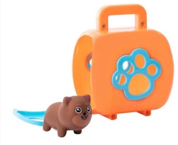 Pocket Pets (Series 4) - Chocolate the Guinea Pig with Carrier
