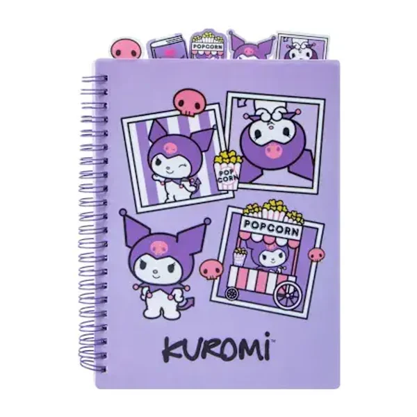 Hello Kitty™ & Friends Tab Journal Notebook - Kuromi (purple)