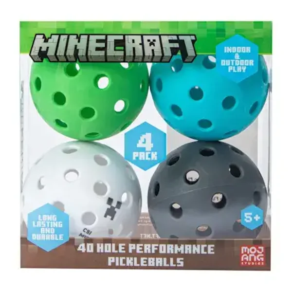 Pickleballs - Minecraft 40 Hole Performance (4 pack)