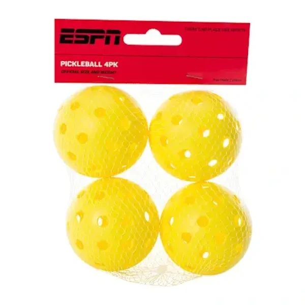 Pickleballs - ESPN® (4 pack) - yellow