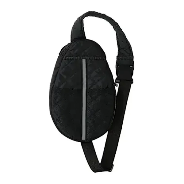 Pickleball Paddle & Ball Sling Bag - black