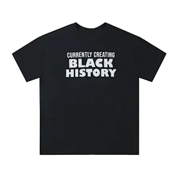 Currently Creating Black History graphic tee (adult unisex T-shirt)