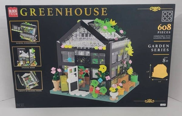 Block Tech Garden Series Block Set - Greenhouse