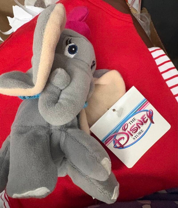 Disney Dumbo the Flying Elephant bean bag plush toy