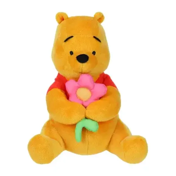 Disney Springtime Winnie the Pooh with Flower plush toy