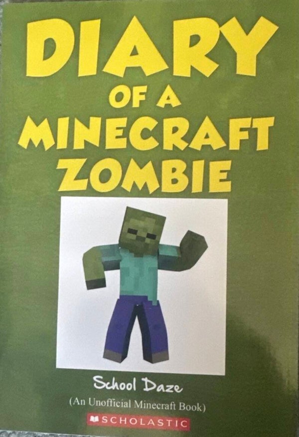 Diary of a Minecraft Zombie Book - School Daze
