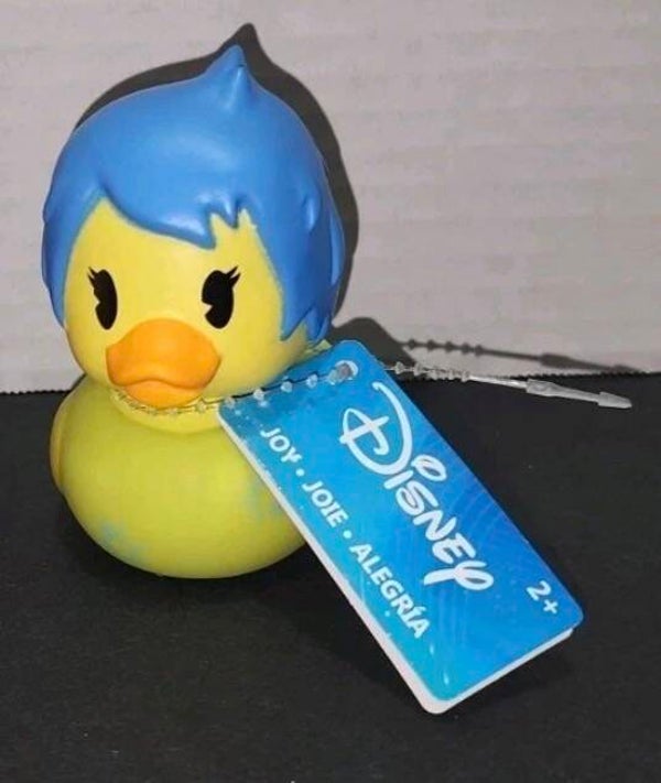 Disney Character Rubber Duck - Joy from Inside Out