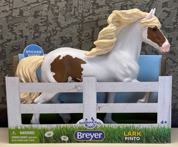 Breyer Farms Paddock Pals Toy Horse - Lark the Pinto