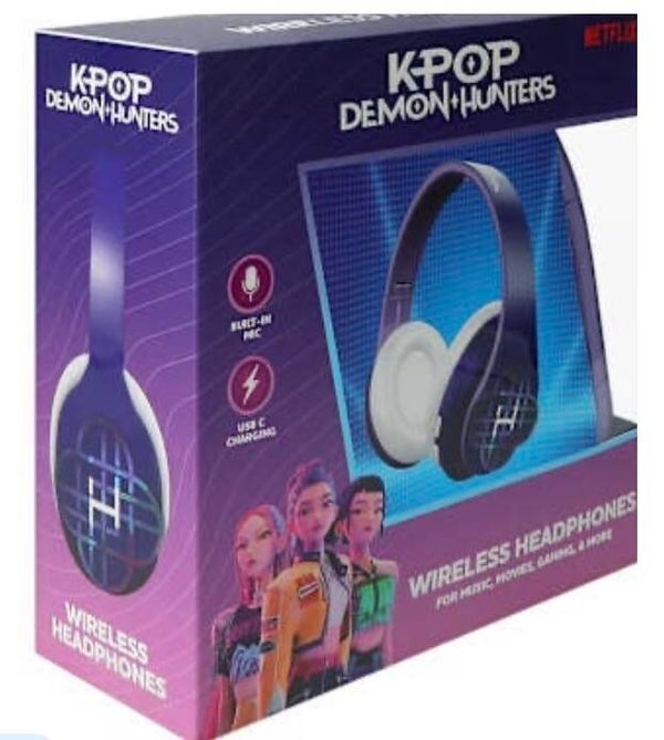 Netflix K-Pop Demon Hunters Wireless Headphones