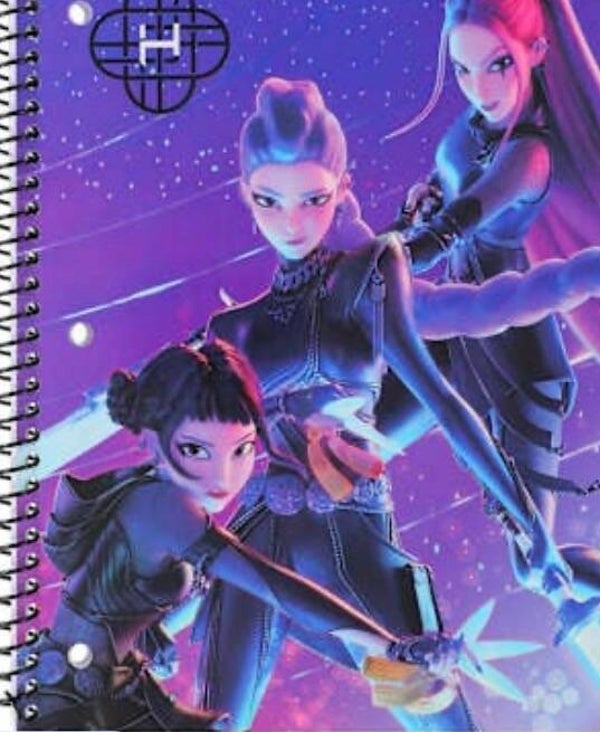 Netflix K-Pop Demon Hunters Notebook - Purple