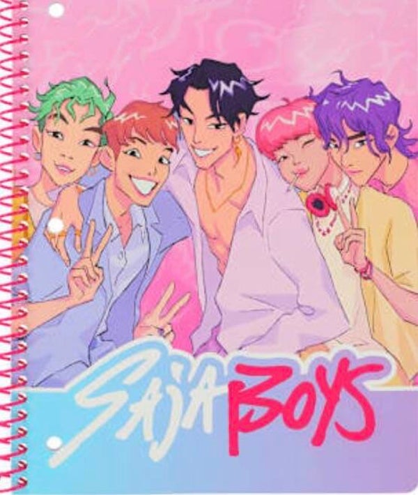 Netflix K-Pop Demon Hunters Notebook - Saja Boys
