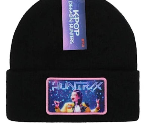 Netflix K-Pop Demon Hunters Beanie Hat - Black
