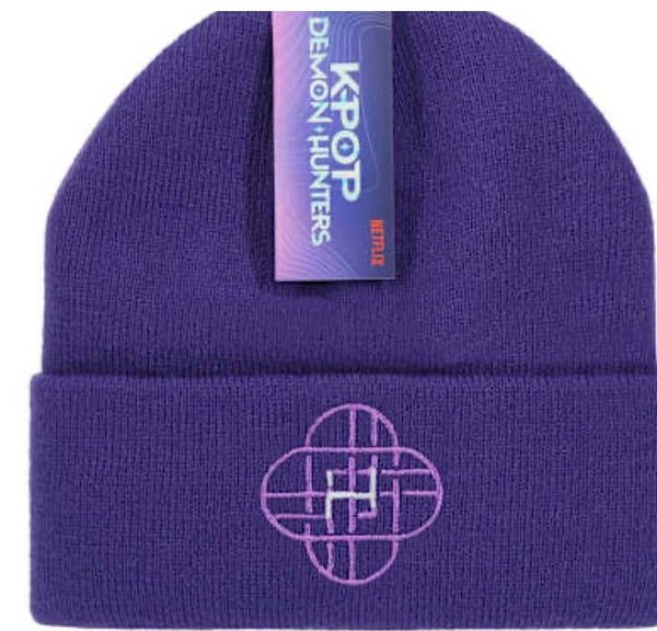 Netflix K-Pop Demon Hunters Beanie Hat - Purple