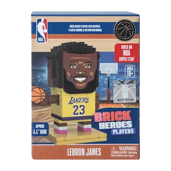 NBA Brick Heroes Players Toy Construction Set - LeBron James