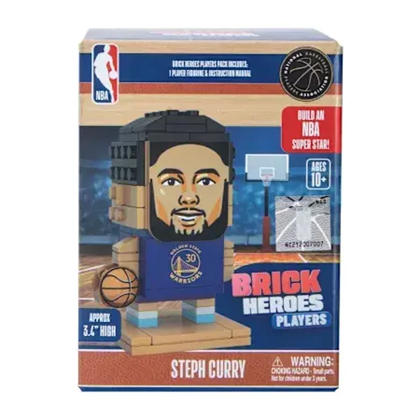 NBA Brick Heroes Players Toy Construction Set - Steph Curry