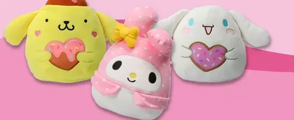 Sanrio Hello Kitty & Friends - Squishmallows Holiday Squad  (7 in) plush toys for Valentine’s Day