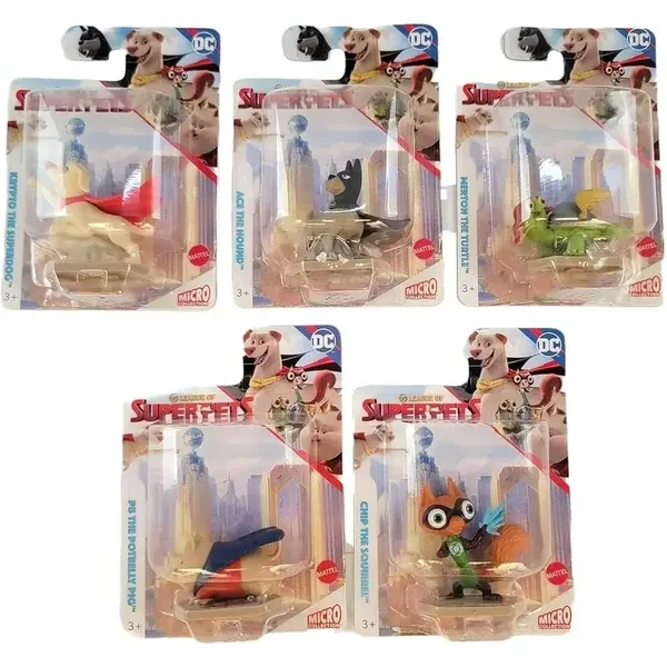 DC Super Pets Mattel Micro Collection Toy Figures or Cake Toppers