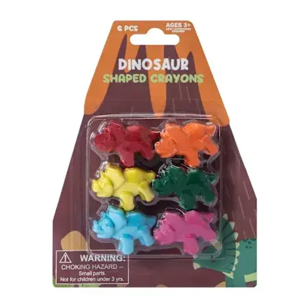 Shaped Crayons - Dinosaurs