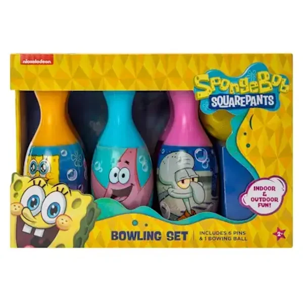 Toy Bowling Set (Indoor/Outdoor) - SpongeBob Squarepants