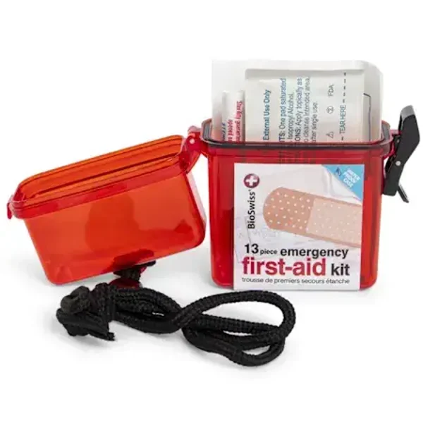 Bioswiss® Waterproof Emergency First Aid Kit (13-Piece Set)