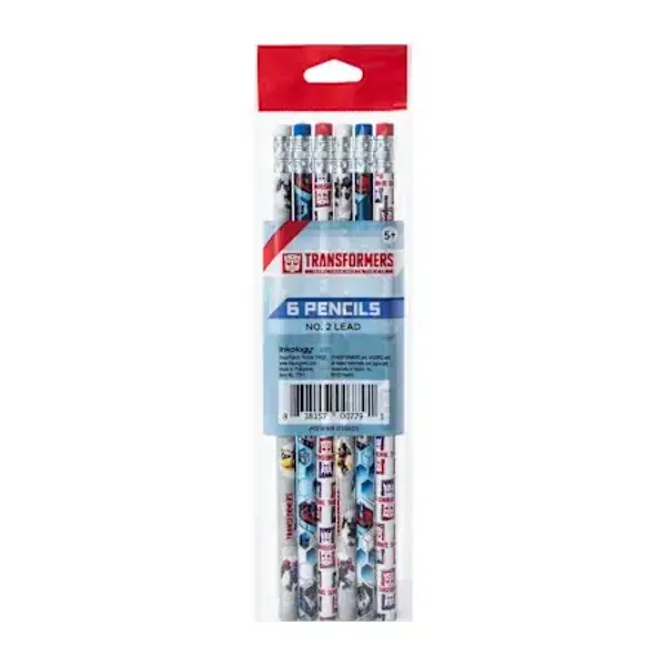 Pack of No. 2 Lead Pencils (6-Count) - Transformers