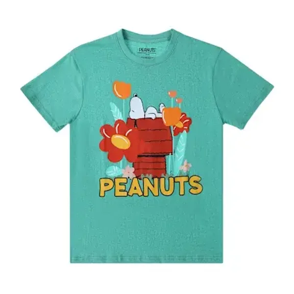 Peanuts Snoopy Floral graphic tee (adult unisex T-shirt)