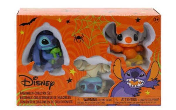Disney Stitch in Costume Halloween Collection - Set of 3 colorful Stitch toy figures