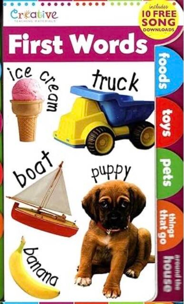 First Words tabbed board book