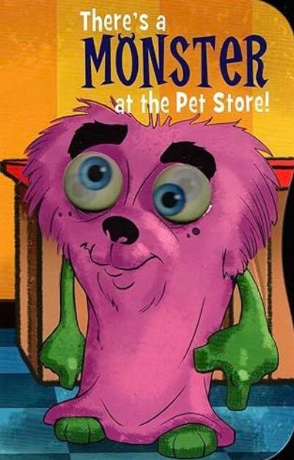 There’s a Monster at the Pet Store board book - Greenbrier