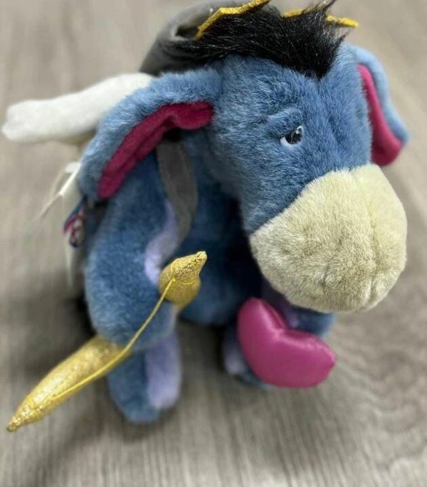 Valentine’s Day Eeyore as Cupid from Disney’s “Winnie the Pooh” plush toy