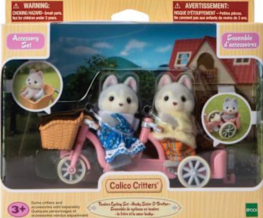 Calico Critters Tandem Cycling Accessory play set