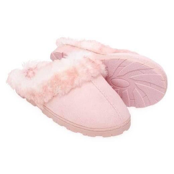 Slippers - Faux Fur Lug (ladies M, M, L, XL)