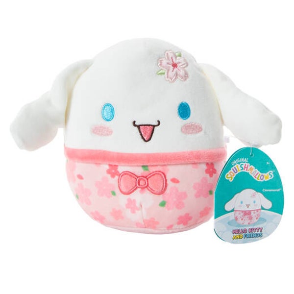 Squishmallows - Sanrio Hello Kitty & Friends - Cinnamoroll -  Spring Flower plush toy