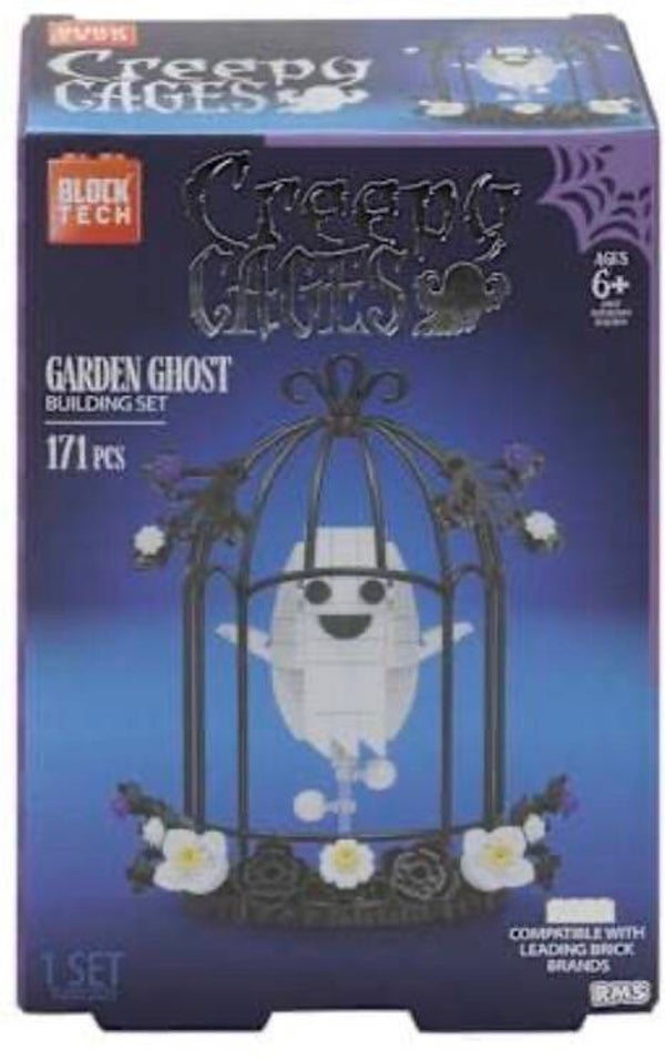 Block Tech Creepy Cages Building Set - Ghost