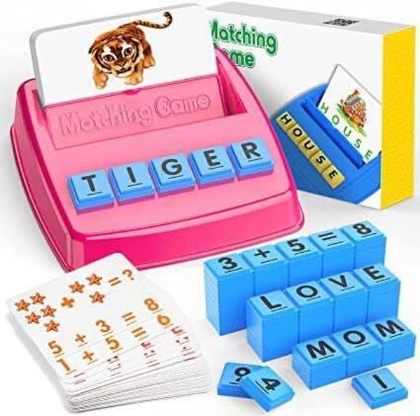 Spelling & Math Game - Letter Match (ages 2-9 years)