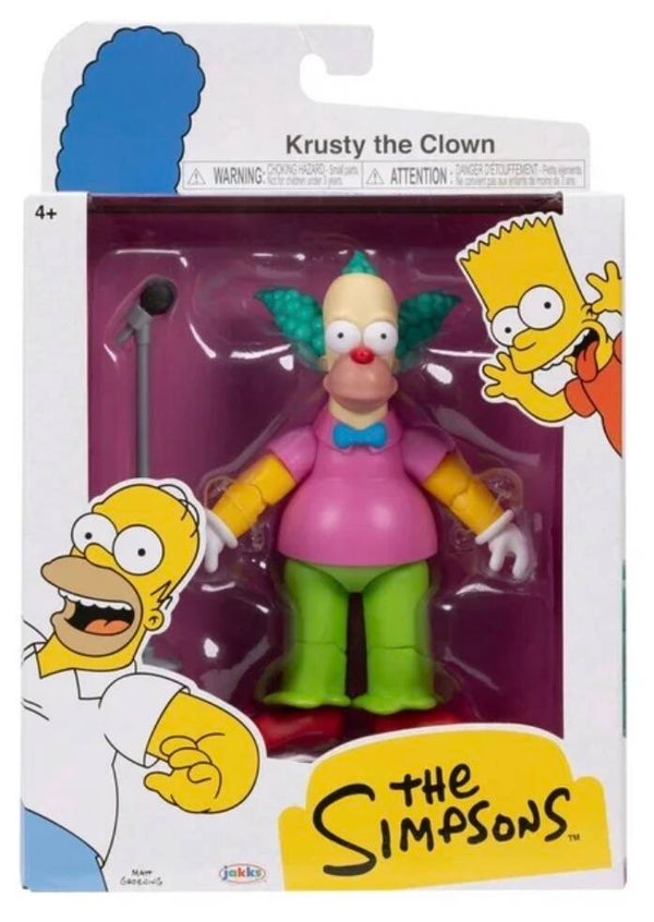 Simpsons Toy Figure - Krusty the Clown