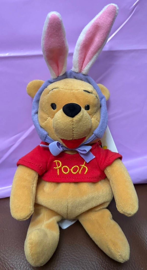 Disney Winnie the Pooh Easter Pooh bean bag plush toy