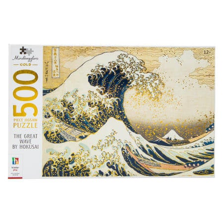Hokusai's “The Great Wave” - Fine Art Puzzle by Mindbogglers™ (500
