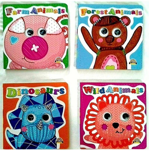 Google Eye Books - Dinosaurs, Forest Animals, Farm Animals, Wild Animals