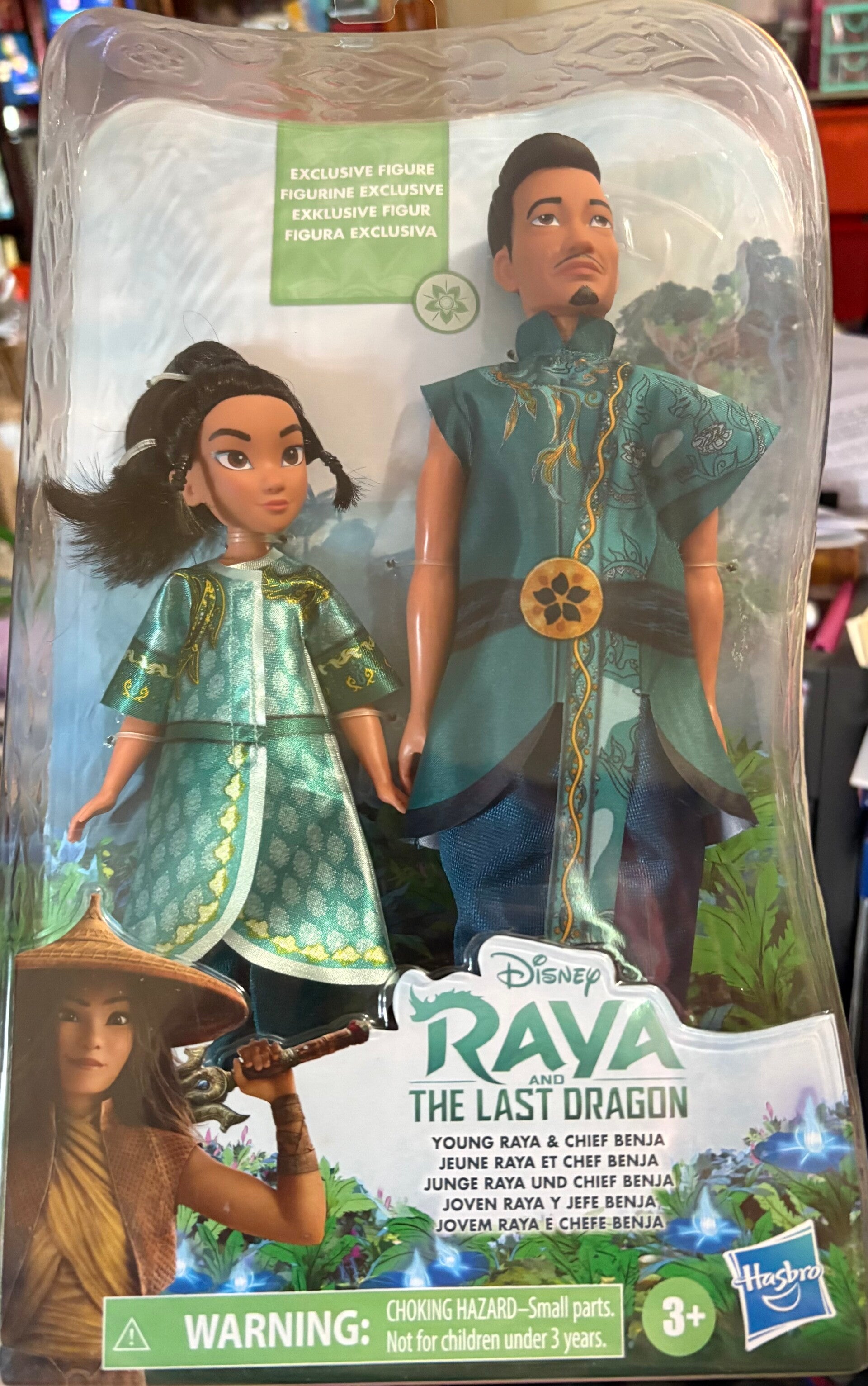 Disney’s Raya & the Last Dragon - Young Raya with Chief Benja Doll Figures