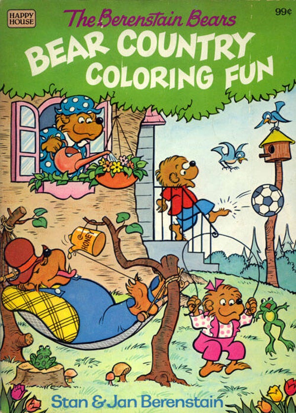 The Berenstain Bears Bear Country Coloring Fun coloring book