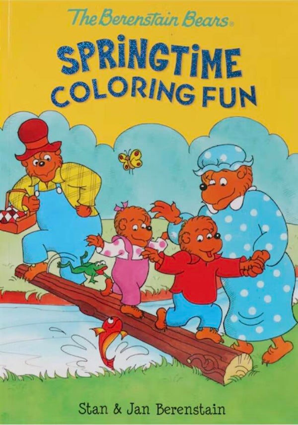 The Berenstain Bears Springtime Coloring Fun coloring book
